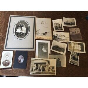 Lot of  Family Vintage Black & White  Photos from 1940's and Up. Kids